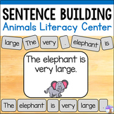Animals Sentence Building Activity - Scrambled Sentences Center