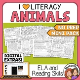 Animals - Set 2 - Themed ELA and Reading Skills Review Min