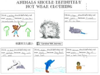 Preview of Animals Should Definitely Not Wear Clothing Writing Worksheet