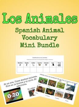 Preview of Animals | Spanish | Naturaleza | Activities| Biology | Vocab | Earth Day