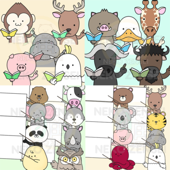 Download Animals Teacher Bundle Clip Art By Neko Zensei Tpt