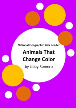 Preview of Animals That Change Color by Libby Romero - National Geographic Kids Reader