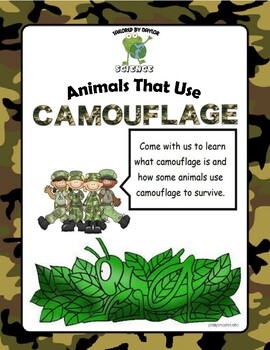 Camouflage Worksheet Teaching Resources | TPT
