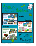 Animals & Their Habitats, Writing Projects