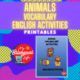 Animals Themed - English Vocabulary Activity Printables