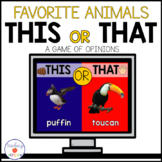 Animals This or That Game | Printable and Digital