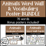 Animals Vocabulary Word Bundle