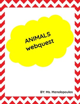 Preview of Animals Webquest