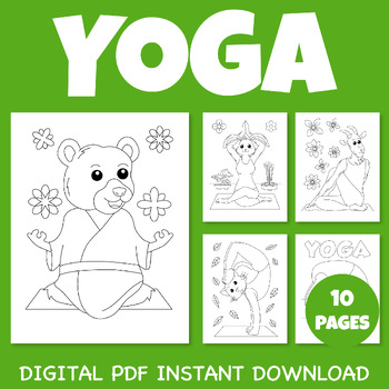 kids exercising coloring pages