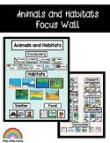 Animals and Habitats Focus Wall