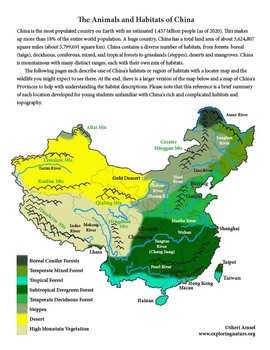 Preview of Animals and Habitats of China