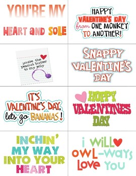 Animals and more Valentine Cards by Nanny Jenny | TPT