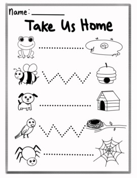 Animals and their Homes worksheet by Nik Prmn | TPT