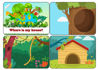 Preview of Animals and their houses