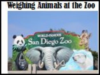 Preview of Animals at the Zoo and how zookeepers weigh them. About Weight