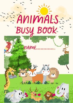 Preview of Animals busy book