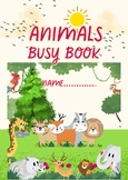 Animals busy book