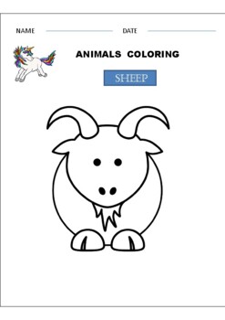 Preview of Animals coloring