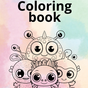 Preview of Animals coloring book