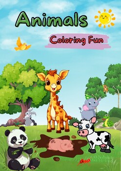 Preview of Animals coloring fun