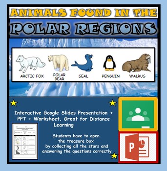 Animals found in the Polar Regions:Google Slides, Distance Learning