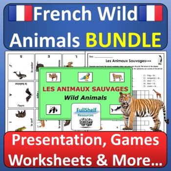 Les animaux sauvages interactive exercise