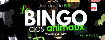 Preview of Animals in French: vocabulary + game.