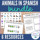 Animals in Spanish Los Animales Fun Activity Bundle Sub Pl