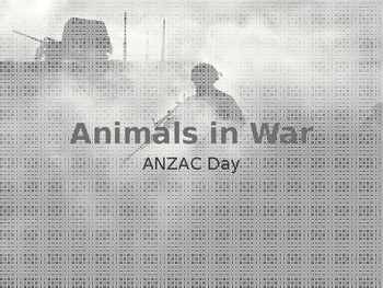 Preview of Animals in War