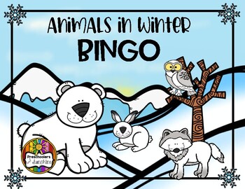 Preview of Animals in Winter BINGO