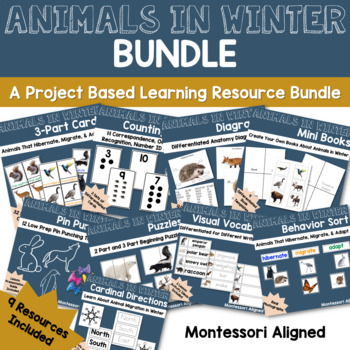 Preview of Animals in Winter Bundle