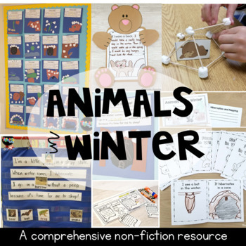 Preview of Animals in Winter - Non-Fiction Unit on Winter Animals