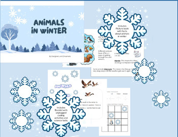Preview of Animals in Winter: Picture Book and Unplugged Coding Activites
