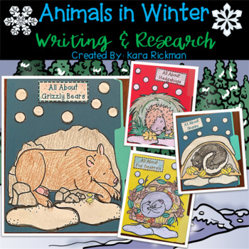 Preview of Animals in Winter: Research and Writing Unit