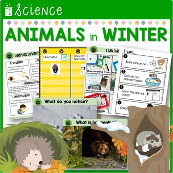 Animals in Winter Science Unit for Preschool and Pre-K by PreKPages