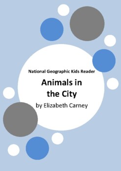 Preview of Animals in the City by Elizabeth Carney - National Geographic Kids Reader