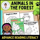 Animals in the Forest Preschool/Kindergarten Worksheets