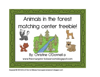 Preview of Forest Animals freebie!