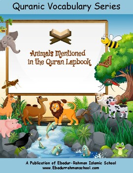 Preview of Animals in the Quran lapbook (Quranic Arabic vocabulary worksheet)