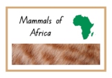 Animals of Africa - Mammals Part 1 by Kids of the World