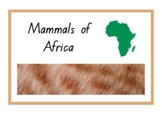 Animals of Africa - Mammals Part 2 by Kids of the World