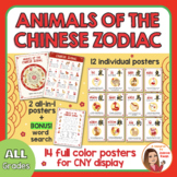 Animals of the Chinese Zodiac Posters Pack | Lunar New Yea