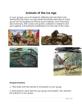 Preview of Animals of the Ice Age