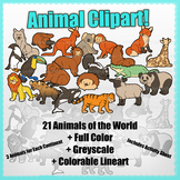 Animals of the World Clipart Pack