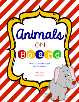 Preview of Animals on Board (Addition)