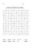 Animals starting with letter A WORDSEARCH FREE with answer