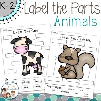 label animal parts