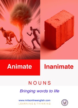 Preview of Animate/Inanimate Nouns Booklet