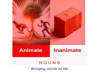 Preview of Animate/Inanimate Nouns PowerPoint