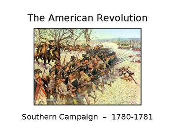 Animated American Revolution - Southern Campaign up to Yorktown | TPT